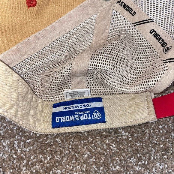 CSU Pueblo timber wolves hat cat trucker style adjustable red/blue embroidered - Picture 4 of 5